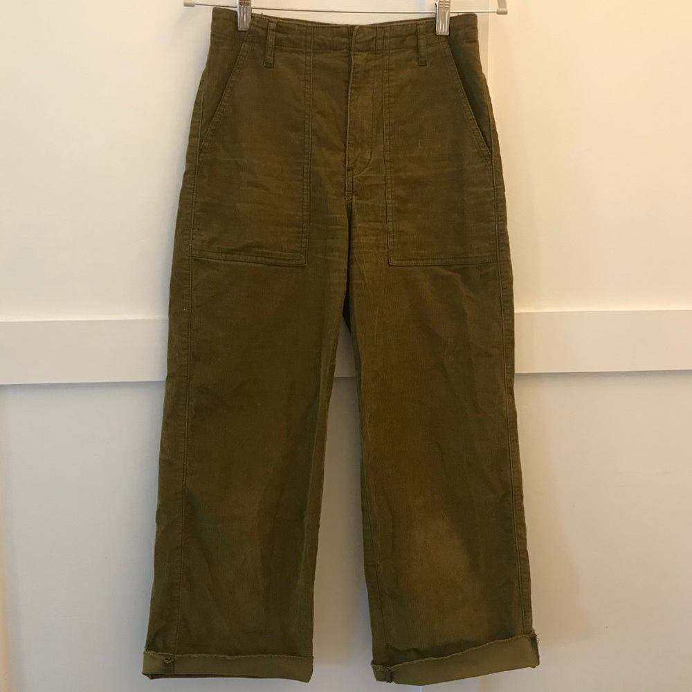 BDG olive green corduroy Urban Outfitters pants